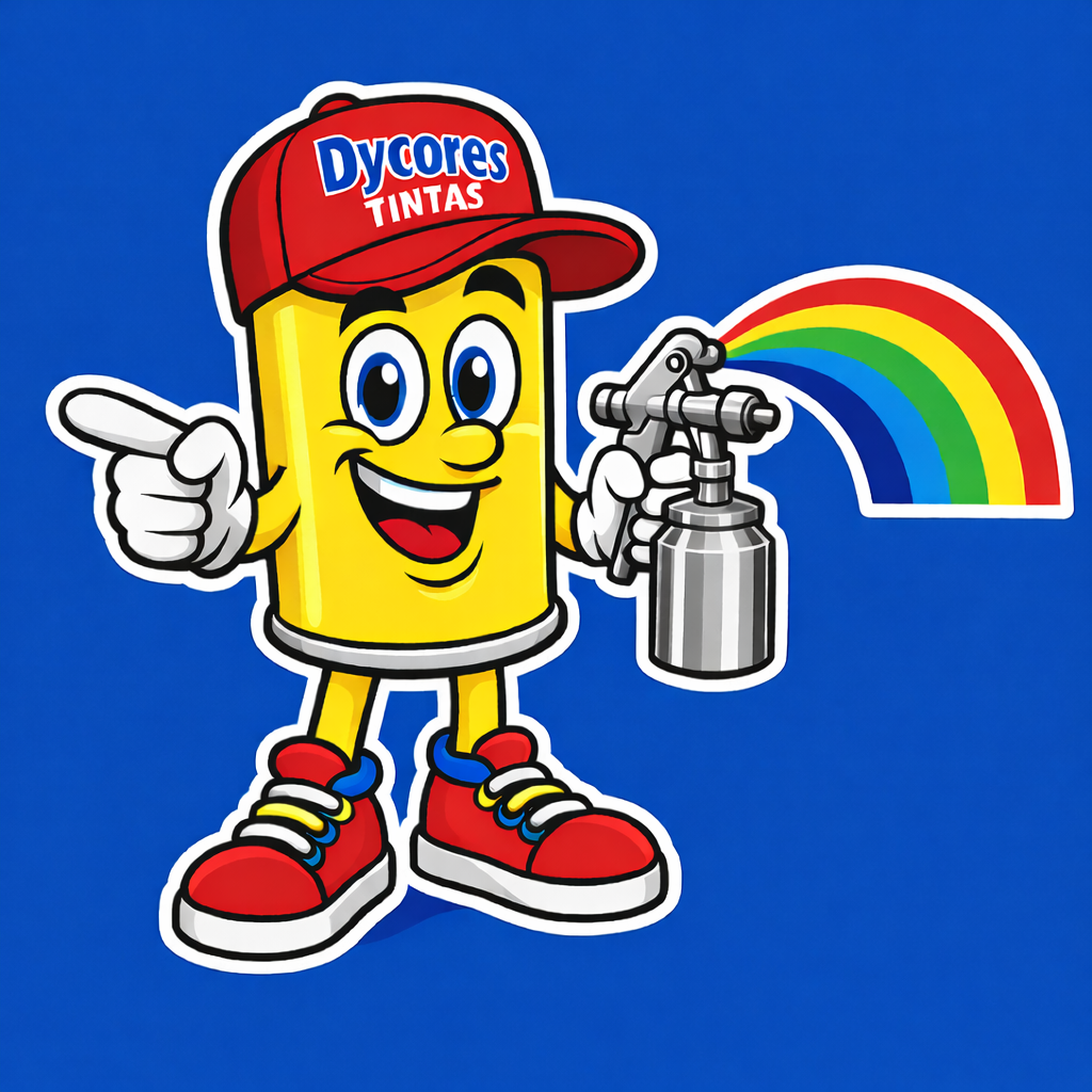 Mascote Dycores Tintas